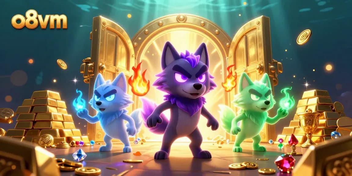 Engage in thrilling gameplay at o8vm, where jackpot opportunities await among treasures and glowing wolf spirits.