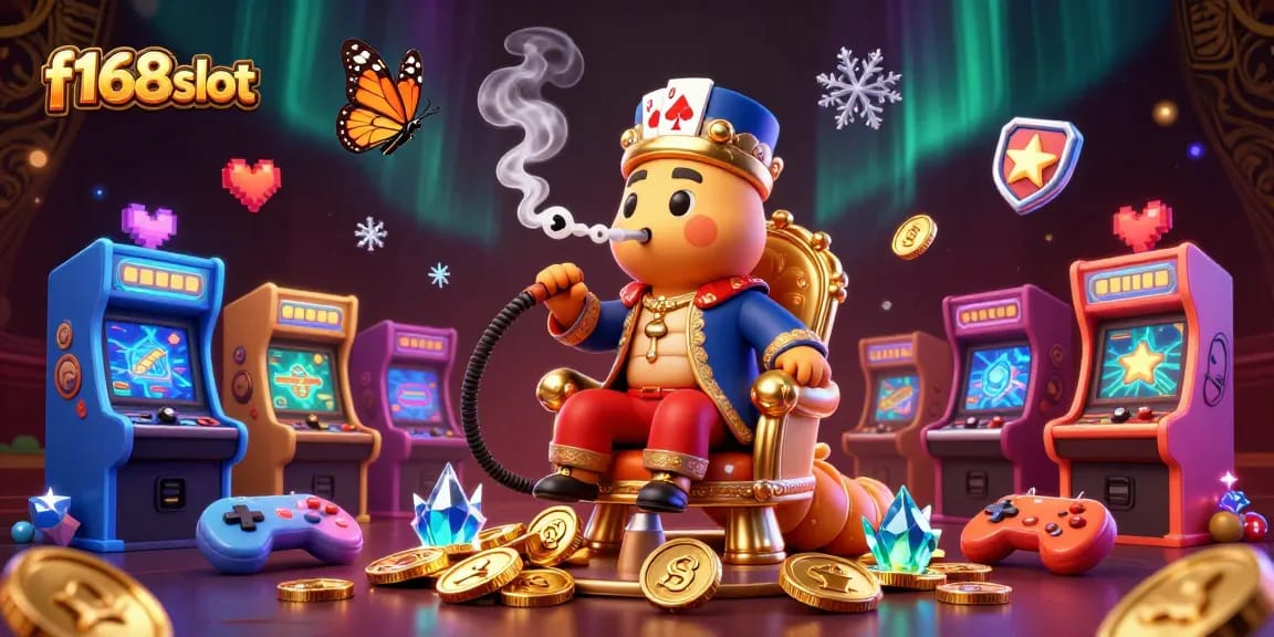 Experience thrilling gameplay at f168slot with vibrant animated scenes and casino elements.