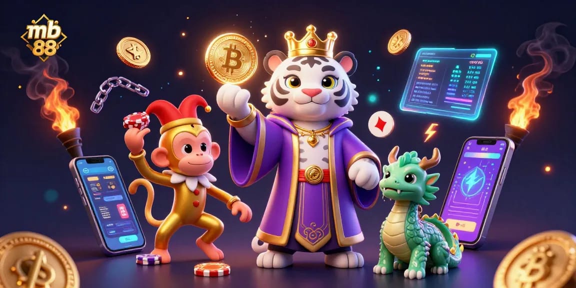 Chơi game hấp dẫn cùng mb 88, khám phá thế giới sòng bạc trực tuyến đầy màu sắc và sôi động.